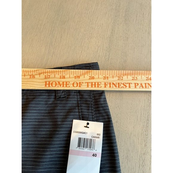 Men’s‎ Callaway Opti Stretch Caviar Black Gray Golf Shorts Size 40 NWT - Picture 8 of 11